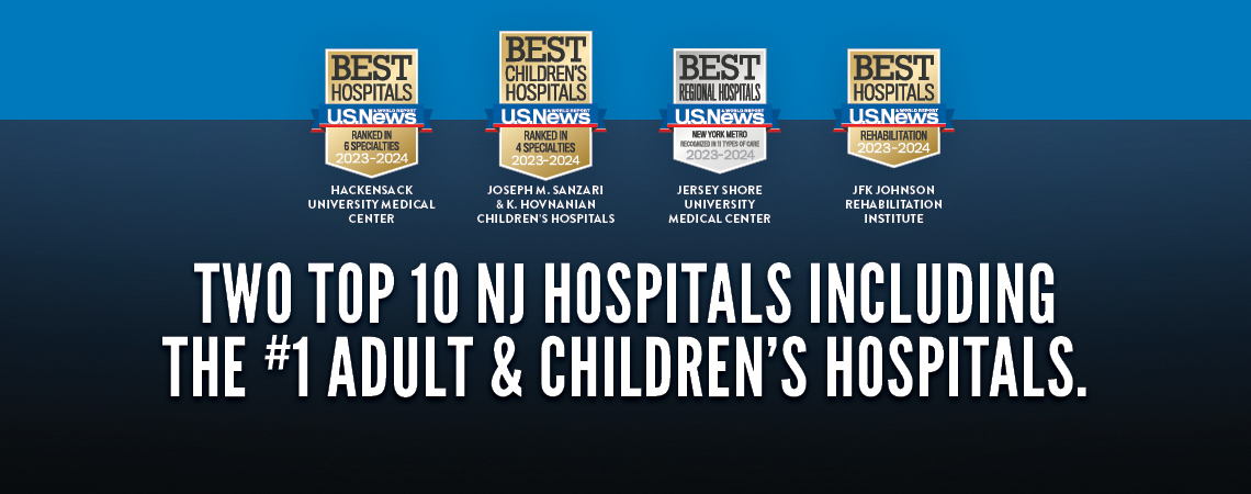 U.S. News & World Report - Two Top 10 NJ Hospitals