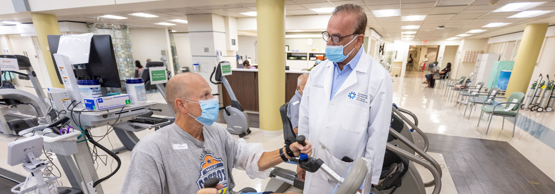 provider and patient doing physical rehab