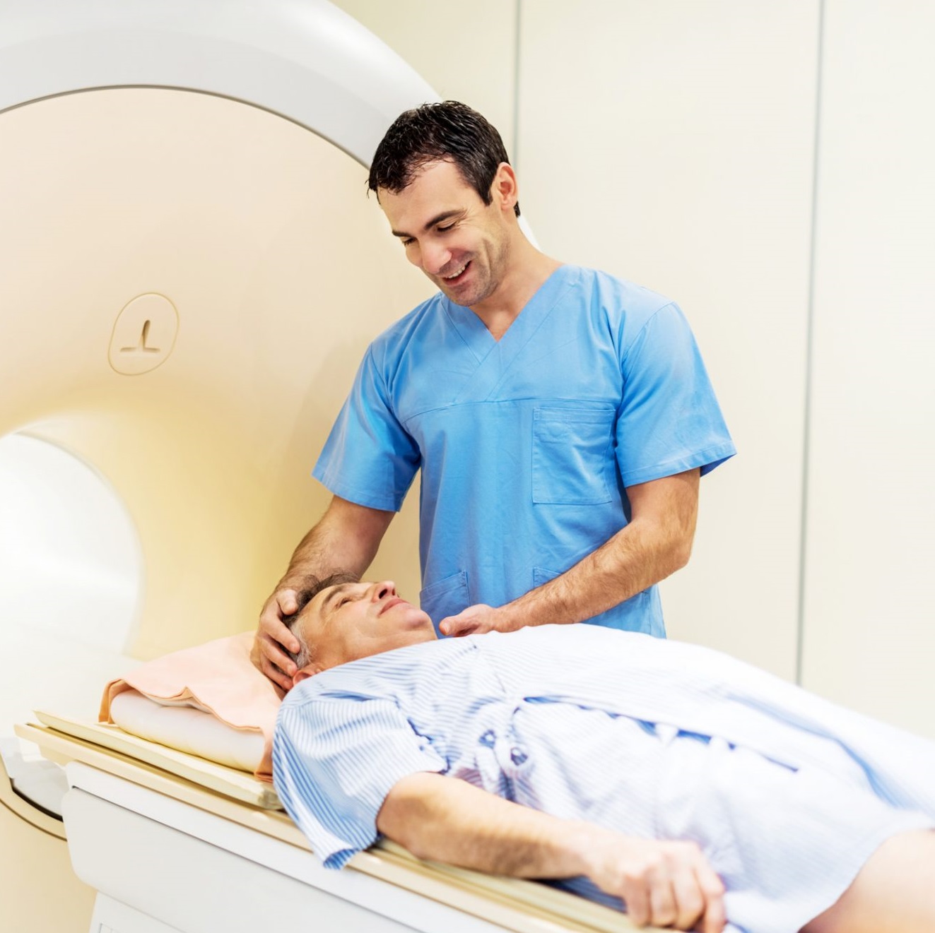 patient receiving radiation therapy