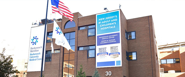 Exterior image of Hackensack University Medical Center