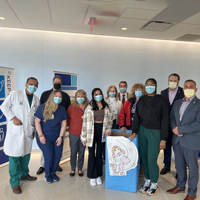 NJ High School Donates Pajamas for Old Bridge Medical Center