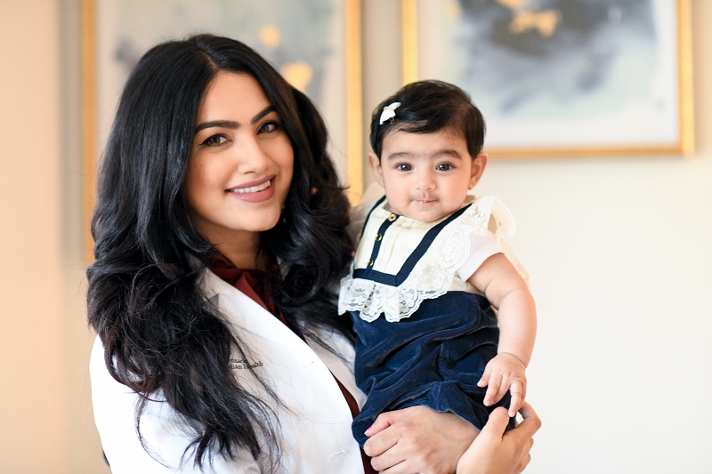 Dr. Farooq and her daughter