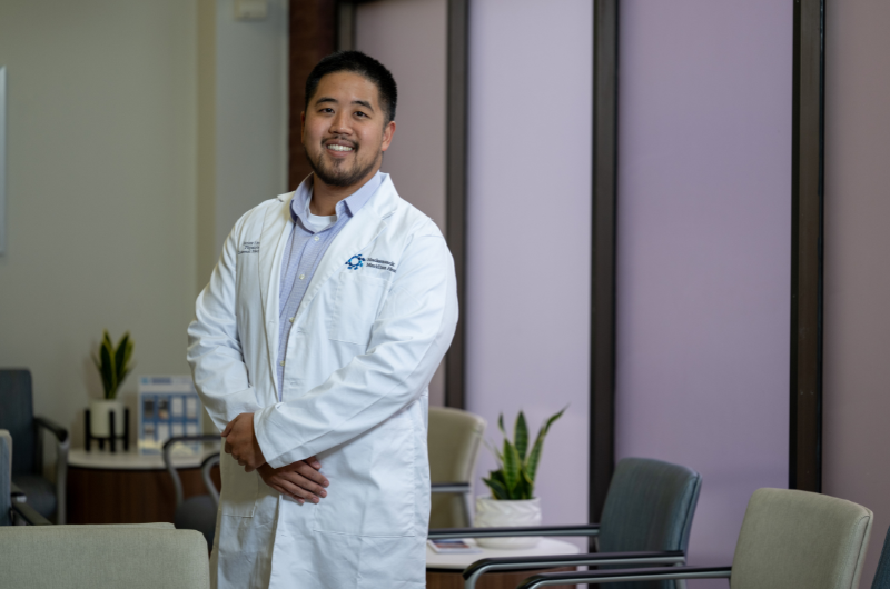 Dr. James Liu of Hackensack Meridian Health poses in a professional photo.