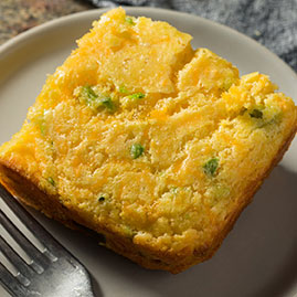 Whole Grain Jalapeño Cheddar Cornbread