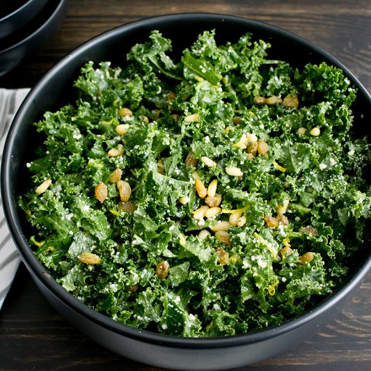 Plant-Powered Kale Caesar Salad