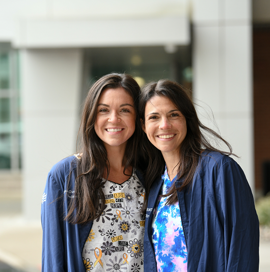 Jamie DeLaura and Alyssa Dunnigan