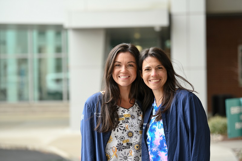 Jamie DeLaura and Alyssa Dunnigan