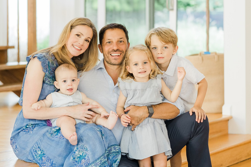 David Tukey, Ph.D., and his family.