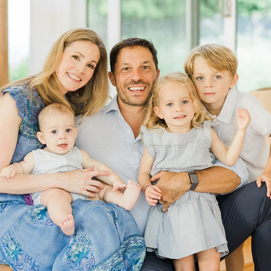 David Tukey, Ph.D., and his family.