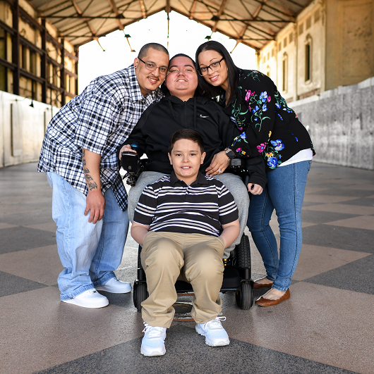 Michael Roman and family together