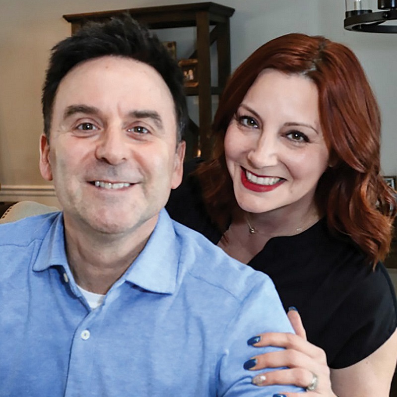 Danielle Monaro and husband