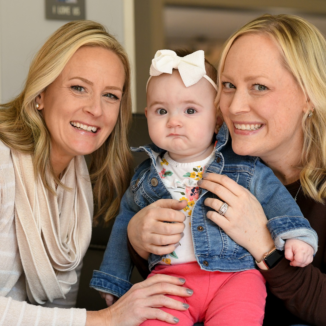 Lisa Ackerman with her daughter, Madison, and sister, Lauren Mozer
