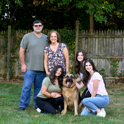 Victor Nuciforo and his family