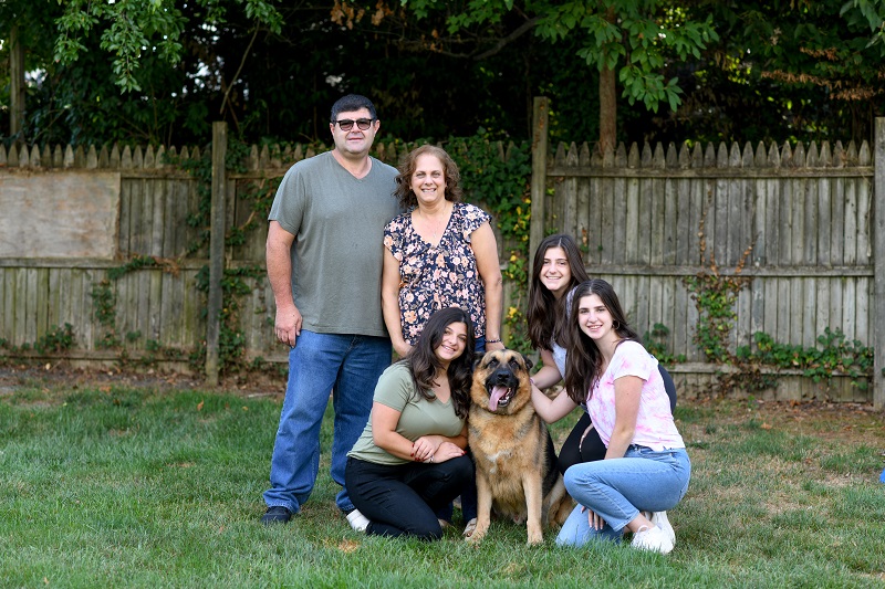 Victor Nuciforo and his family