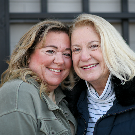 Lauren Dempsey and Maureen Kawka