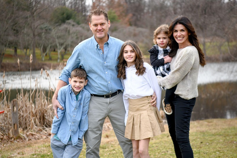 Christian Kraus and his family