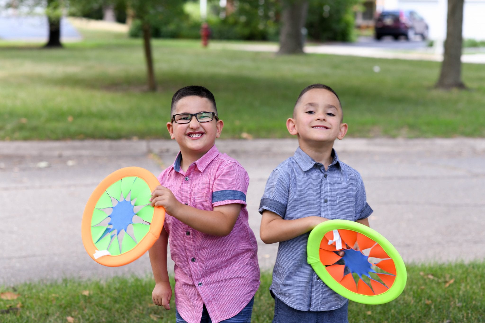 Young Boys with Toys