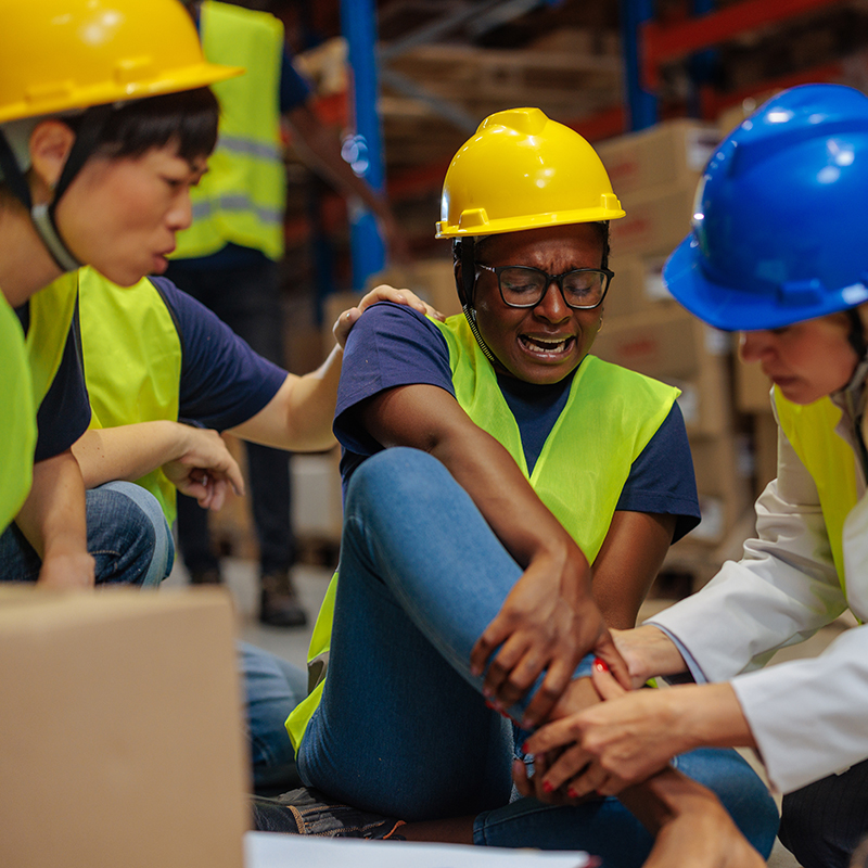 Injured Warehouse Worker