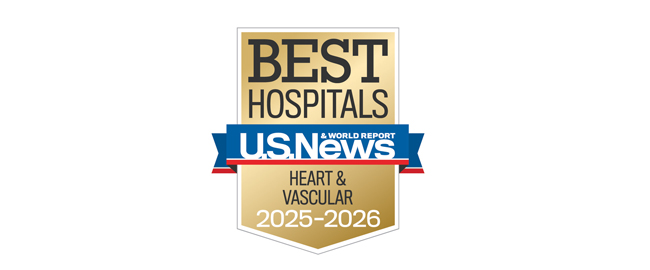 Heart-Vascular 2025 US News Badge