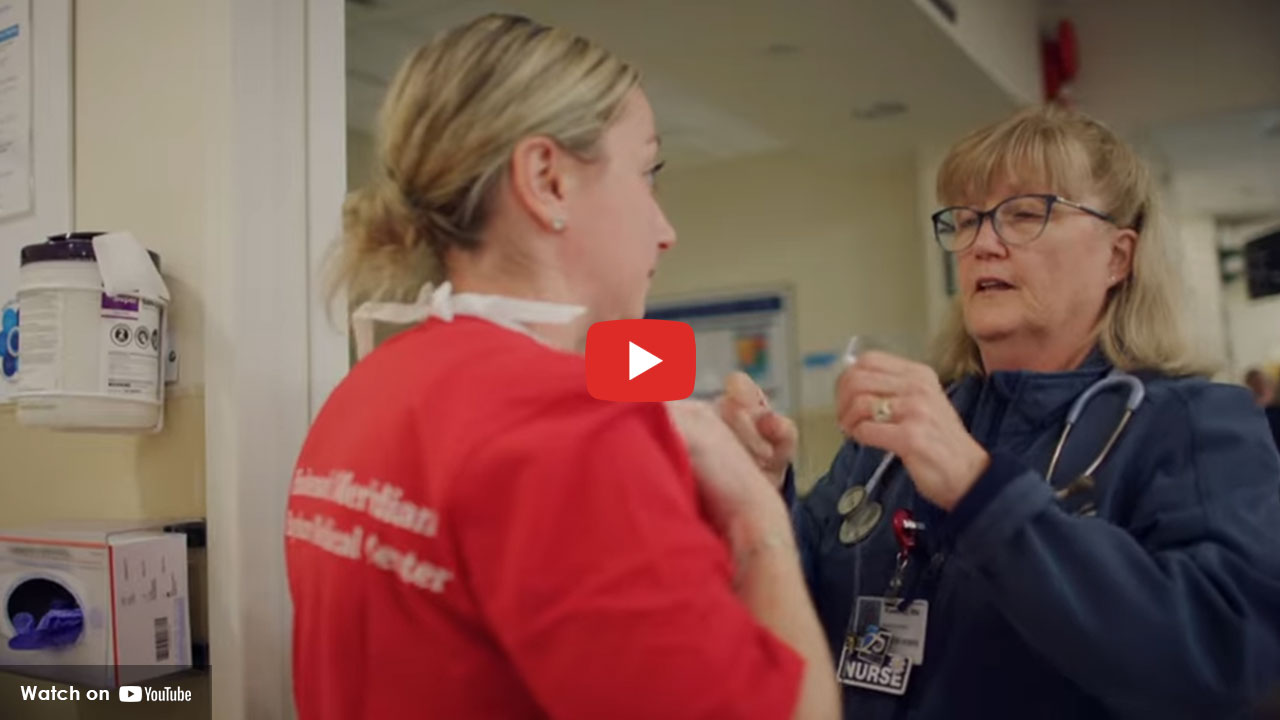 Nurse assisting a patient