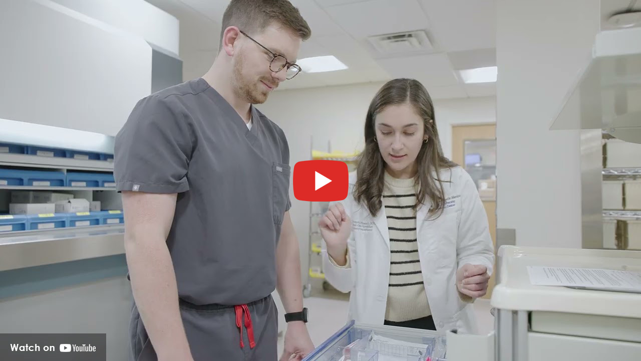 Pharmacy team at work