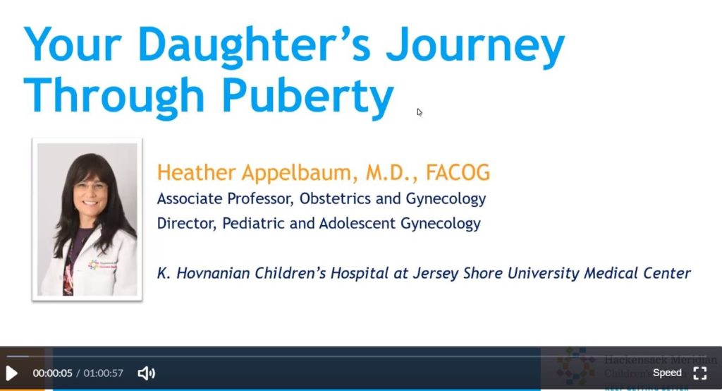 Dr. Appelbaum: Your Daughter's Journey Through Puberty