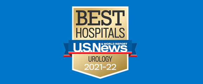 U.S. News & World Report - Best Hospitals - Urology 2021-2022