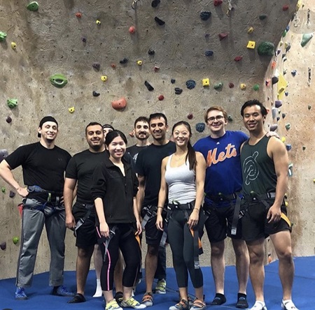 PMR Residents Wall Climbing Group Photo