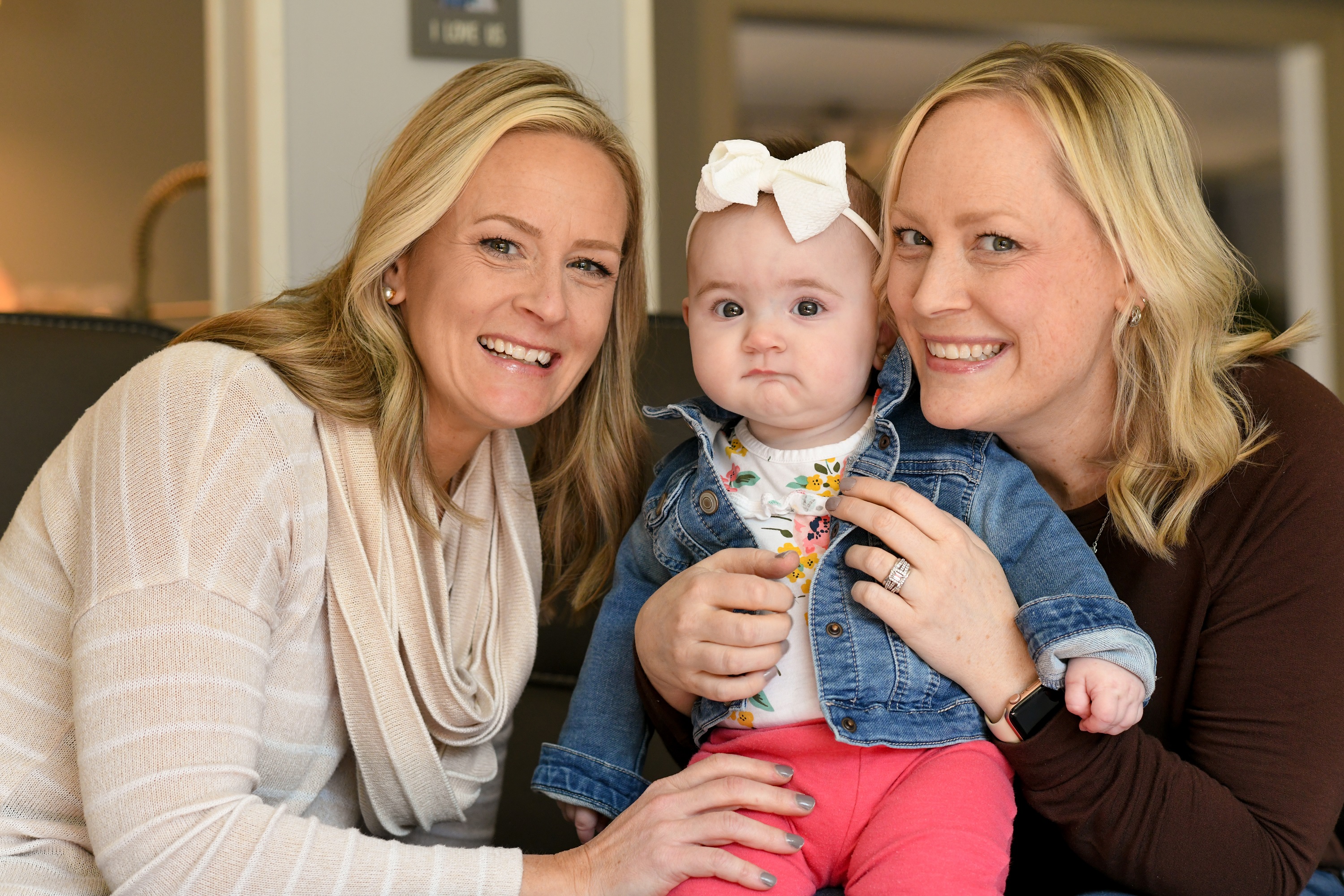 Lisa Ackerman with her daughter, Madison, and sister, Lauren Mozer