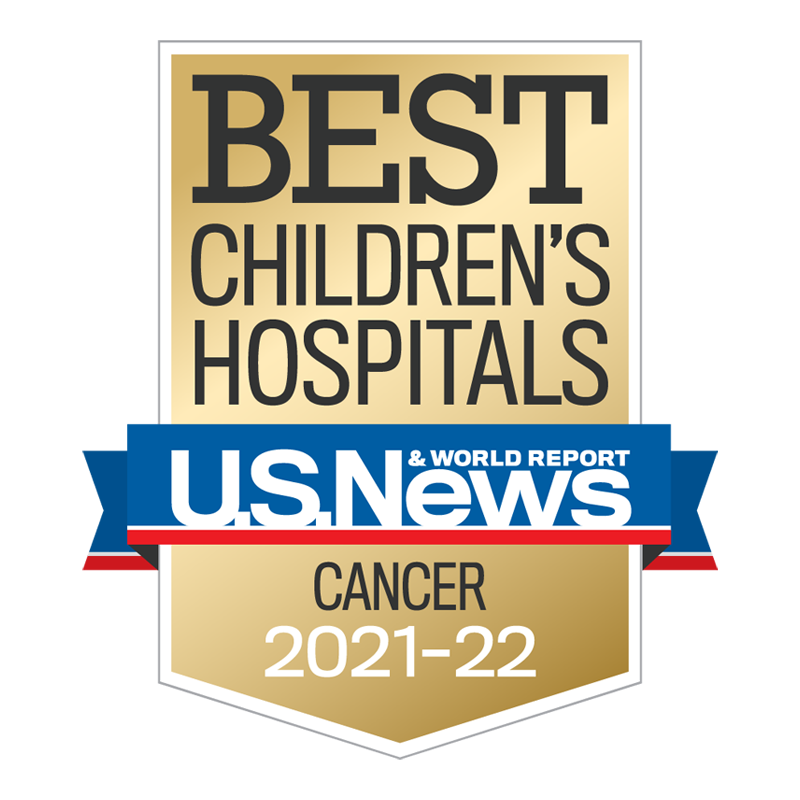 U.S. News & World Report Best Children's Hospitals 2021-2022 Cancer