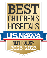 U.S. News & World Report Best Children's Hospitals 2025 - 2026 Nephrology
