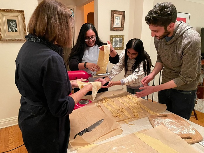 Pasta night with the HUMC IM Residents