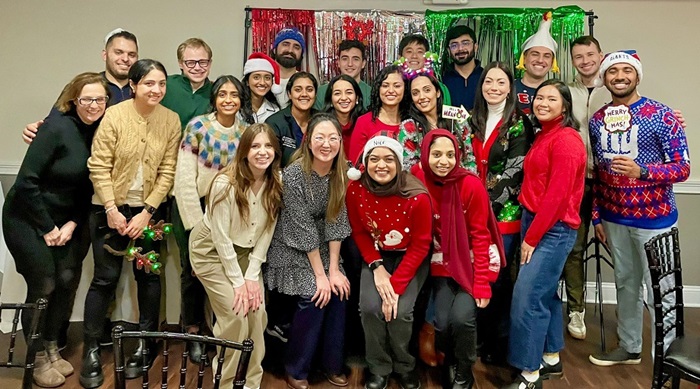 Thanksgiving and Holiday party with the HUMC IM Residents