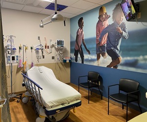 A Pediatric medicine room at JSUMC.
