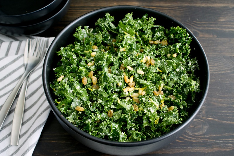 Plant-Powered Kale Caesar Salad