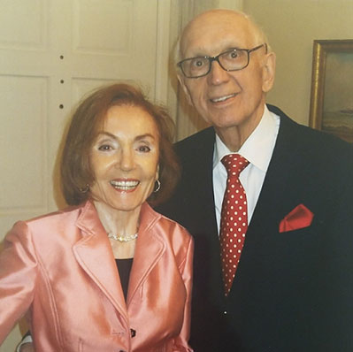 John Apovian, M.D., with his wife, Ines