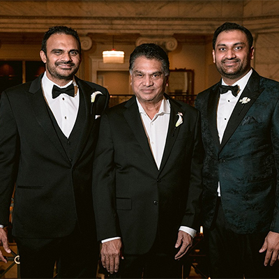 Adithya Bathena and family