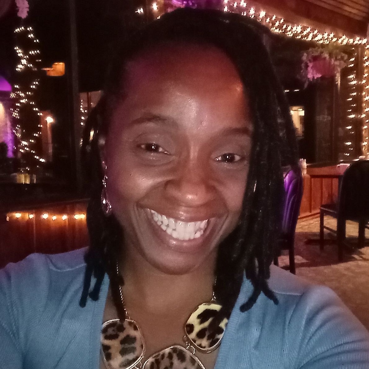 Angela Williams, M.A., R-DMT, AMT, a dance therapist, provides dance therapy in one-on-one and small group classes, allowing for socialization, non-verbal self expression and exercise while providing a sense of normalcy and healing for the children.