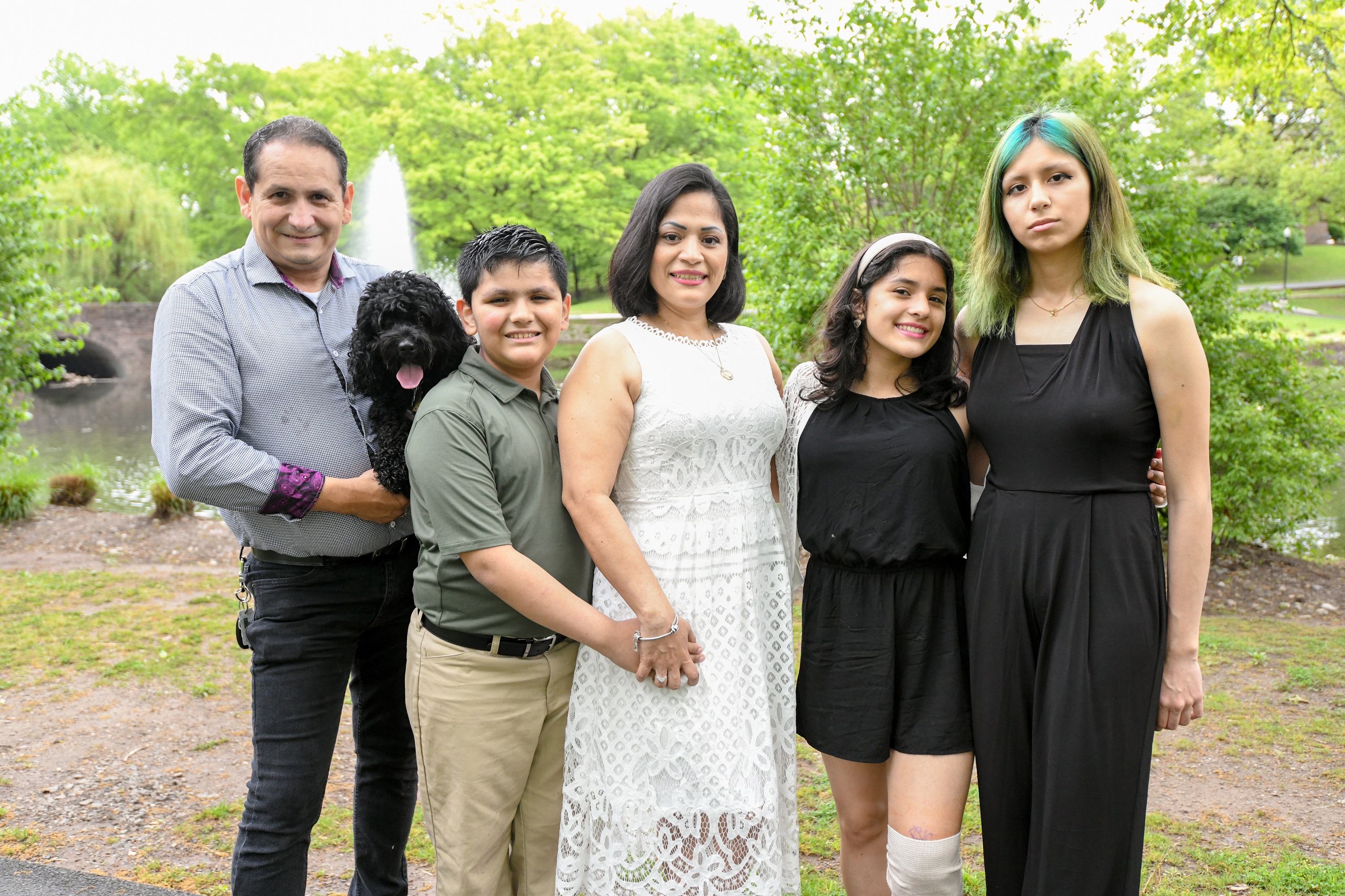 Tatiana Gonzalez and family