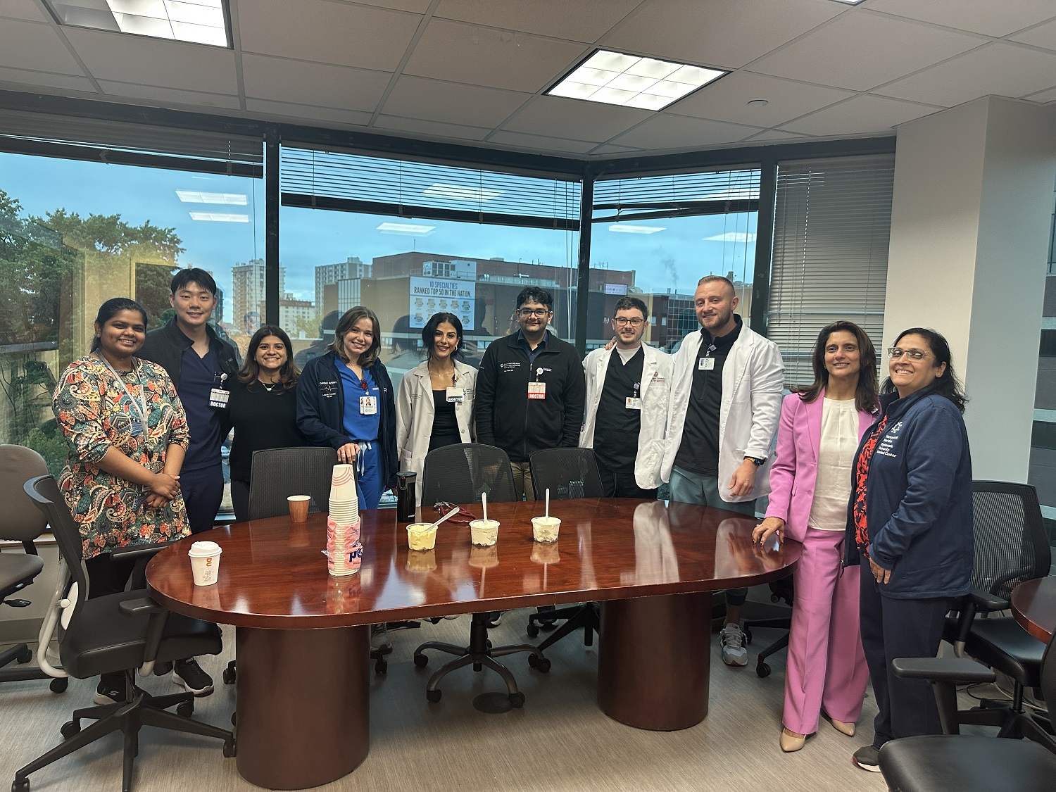 Dr. Tank with trainees.