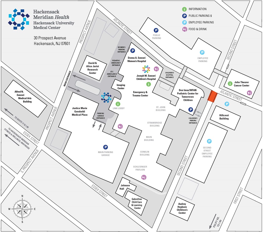 HUMC Campus Map