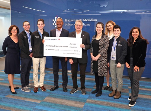 Hackensack Meridian Health Foundation Receives Grant from Bank of America