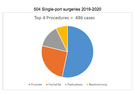 504 single port surgeries 2019-2020