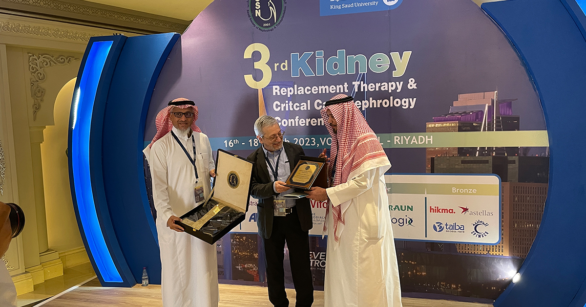 Kenneth Lieberman, M.D. presented at three international conferences in Dubai in March 2023, lecturing on atypical Hemolytic Uremic Syndrome (aHUS)