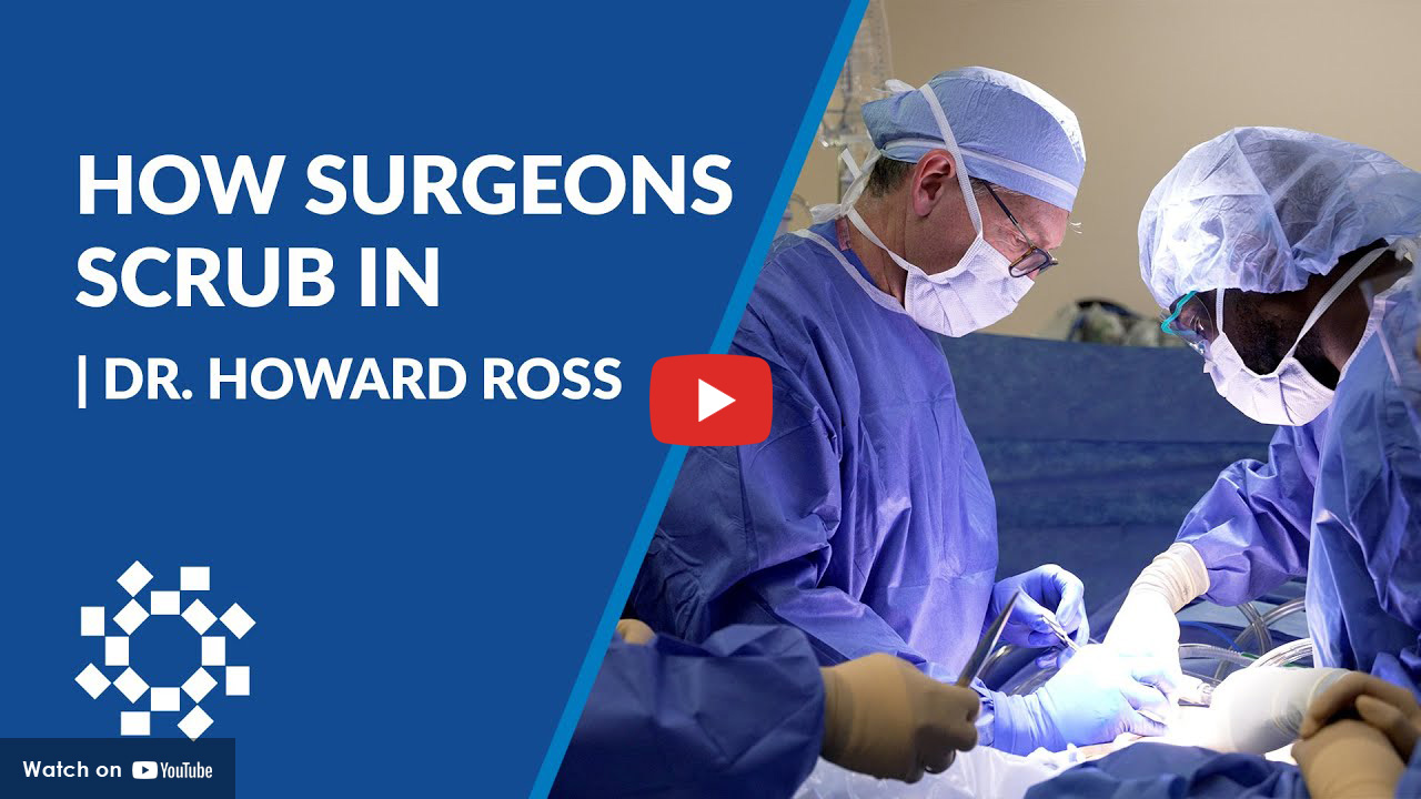 Surgeons performing an operation