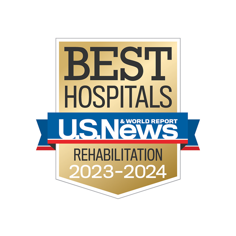 2023-2024 Best Hospital Rehabilitation Award from U.S. News & World Report